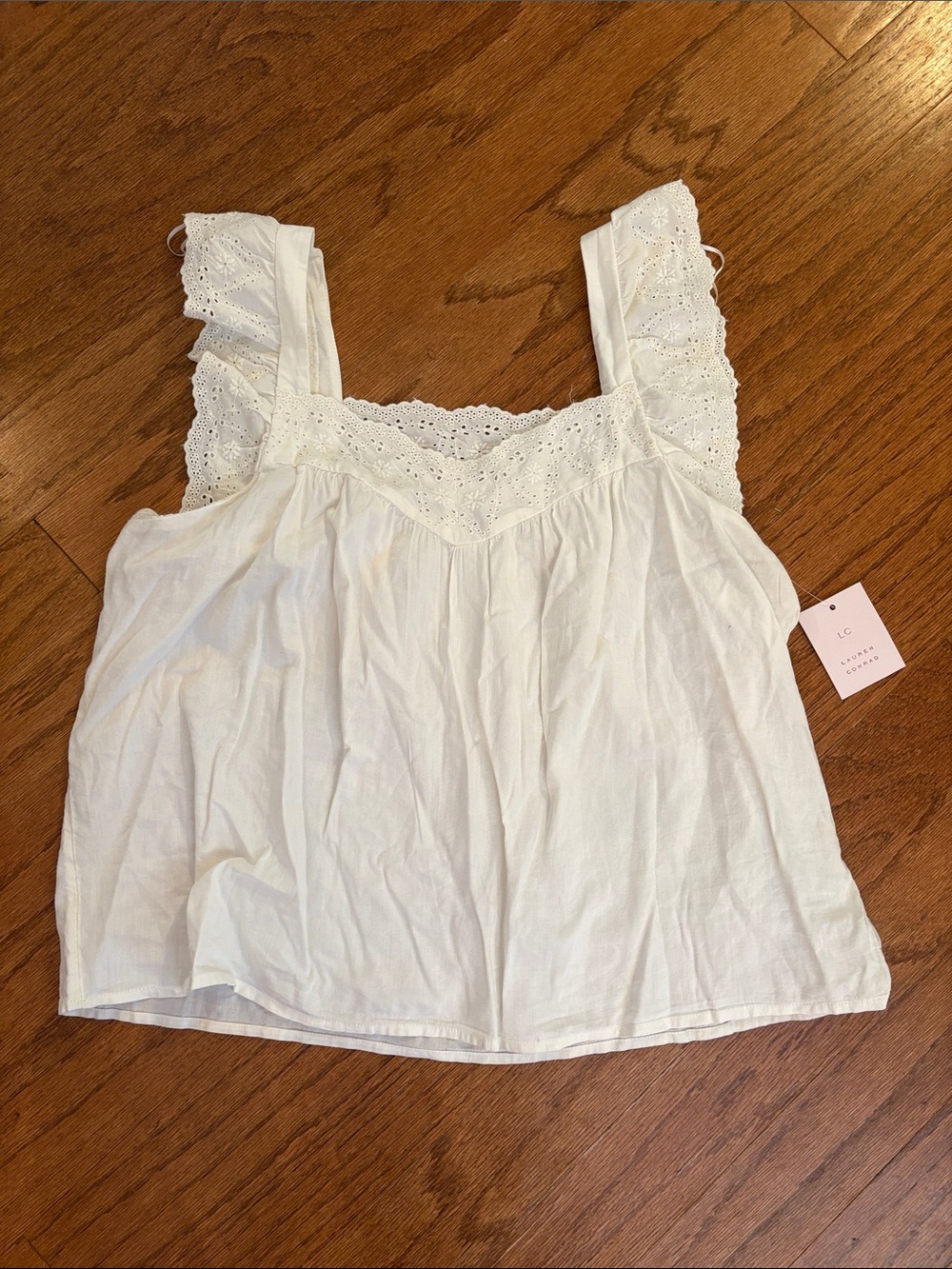 NWT Lauren Conrad, cotton shirt, size XL